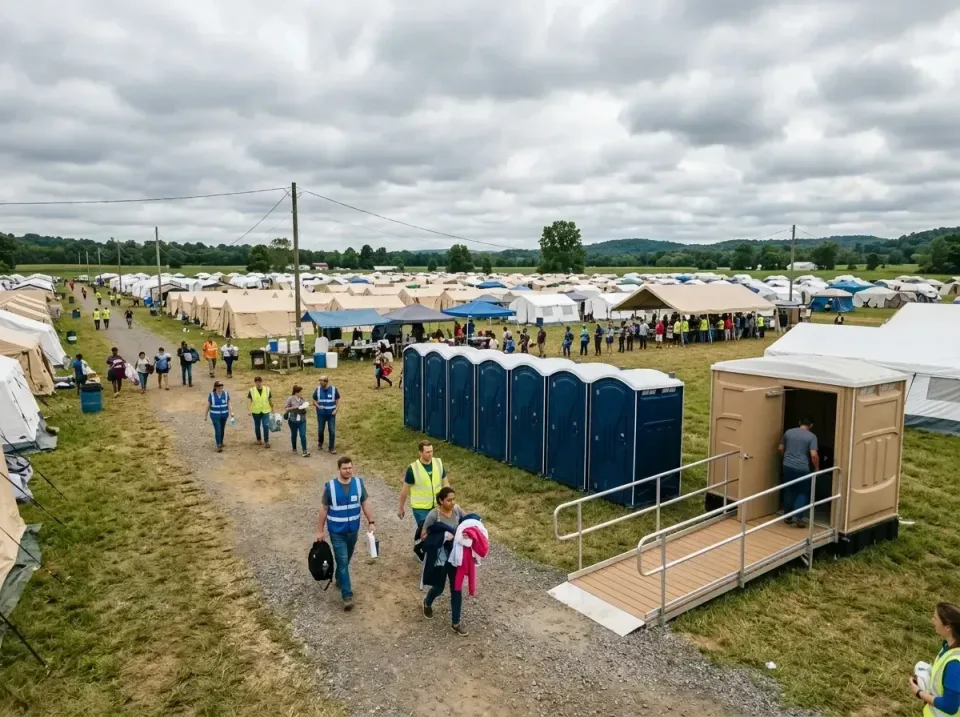 disaster-relief-camp-restrooms-010 — frequently asked questions, Dumpster & Portable Bathrooms Rental in Camp Springs, MD